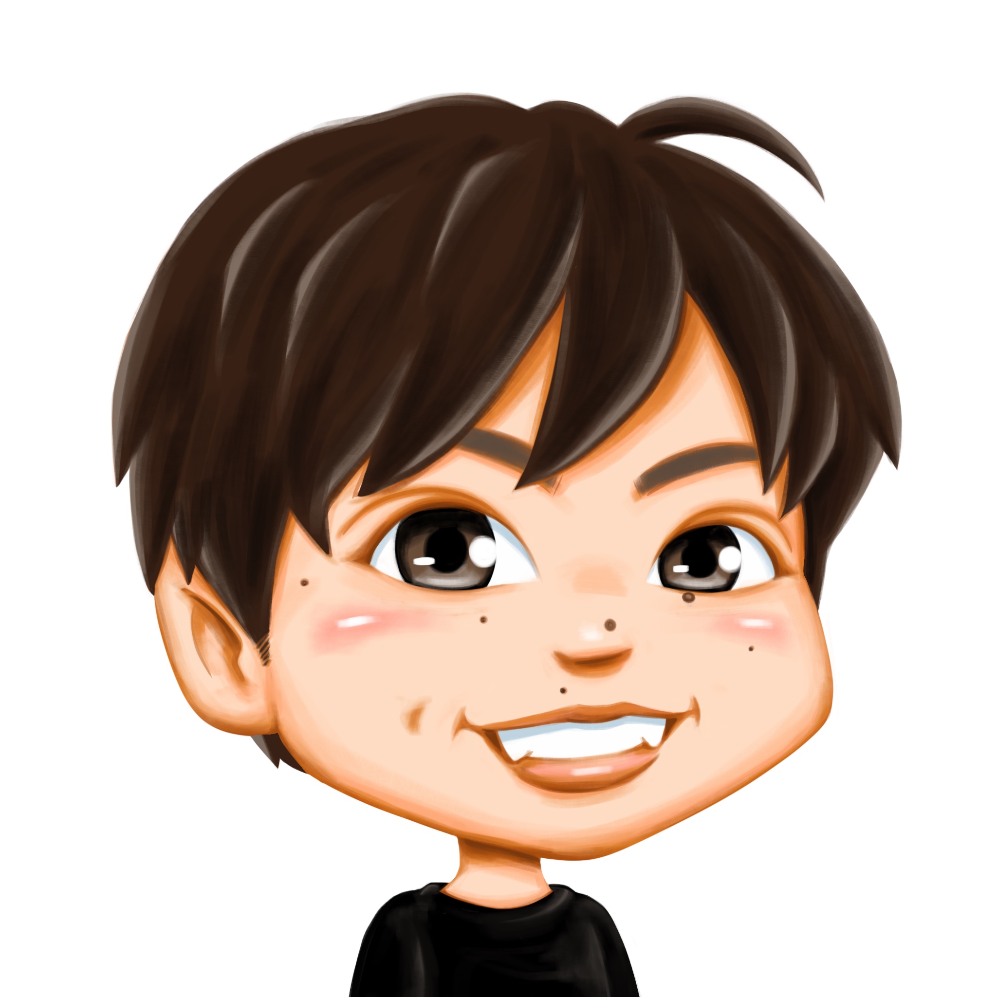 濵宏紀の似顔絵